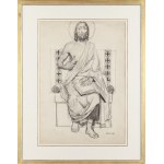 Józef Mehoffer (1869 Ropczyce - 1946 Wadowice), Chrystus Tronujący