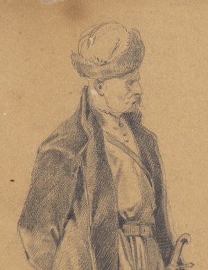 Józef Brandt (1841 Szczebrzeszyn - 1915 Radom), Szkic Lisowczyka do 