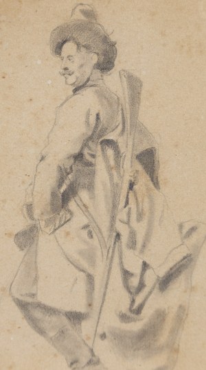 Józef Brandt (1841 Szczebrzeszyn - 1915 Radom), Szkic Lisowczyka, około 1864