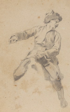 Józef Brandt (1841 Szczebrzeszyn - 1915 Radom), Lisowczyk na koniu, około 1864