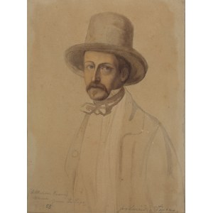 Franciszek Tepa (1829 - 1889 ), Portret Maurycego Manna, 1853