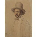 Franciszek Tepa (1829 - 1889 ), Portret Maurycego Manna, 1853