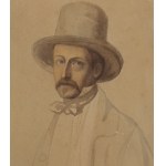 Franciszek Tepa (1829 - 1889 ), Portret Maurycego Manna, 1853