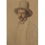 Franciszek Tepa (1829 - 1889 ), Portret Maurycego Manna, 1853