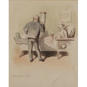 Franciszek Kostrzewski (1826 Warszawa - 1911 Warszawa), W szpitalu