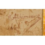Hiacynt Alchimowicz (1841 - 1897 ), Portret matki z dzieckiem
