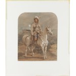 Juliusz Kossak (1824 Nowy Wiśnicz - 1899 Kraków), Jeździec wschodni na koniu, 1852