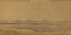 Juliusz Kossak (1824 Nowy Wiśnicz - 1899 Kraków), Pejzaż wiejski