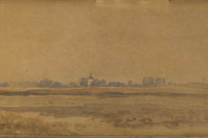 Juliusz Kossak (1824 Nowy Wiśnicz - 1899 Kraków), Pejzaż wiejski