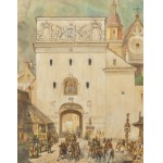 Juozas Kamarauskas (1874 - 1946), The Gates of Dawn in Vilnius, 1892