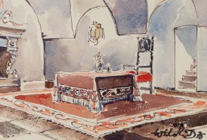 Wiktor Zin (1925 - 2007 ), Sala kominkowa, 1976