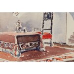 Wiktor Zin (1925 - 2007 ), Salle de la cheminée, 1976