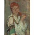Stanisław Klimowski (1891 Kraków - 1982 Katowice), Portret góralki, 1924