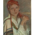Stanisław Klimowski (1891 Kraków - 1982 Katowice), Portret góralki, 1924
