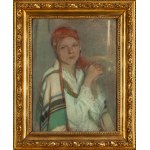 Stanisław Klimowski (1891 Kraków - 1982 Katowice), Portret góralki, 1924