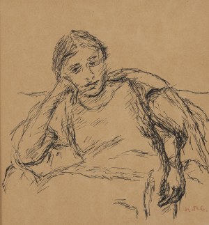Hanna Rudzka-Cybisowa (1897 Mława - 1988 Kraków), Szkic portretowy