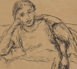 Hanna Rudzka-Cybisowa (1897 Mława - 1988 Kraków), Szkic portretowy