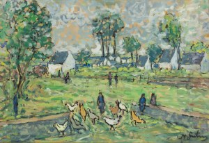 Nathan Gutman (1914 Warszawa - 1990 Paryż), Na wsi