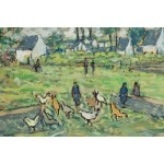 Nathan Gutman (1914 Warsaw - 1990 Paris), In the countryside