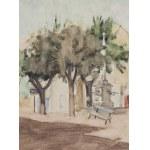 Benn Bencion Rabinowicz (1905 Bialystok - 1989 Paris), Square in the Town