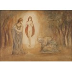 Franciszek Siedlecki (1867 Kraków - 1934 Warsaw), Scenography for "Samuel Zborowski" by Juliusz Słowacki, 1913
