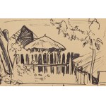 Jerzy Janisch (1901 Gródek Jagielloński - 1962 Warsaw), Landscape, 1950s.