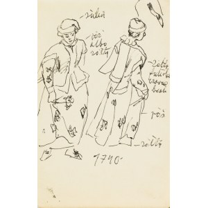 Ludwik MACIĄG (1920-2007), Kobieta w stroju historycznym