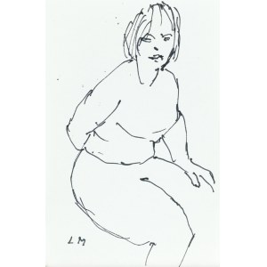 Ludwik MACIĄG (1920-2007), Portret kobiety