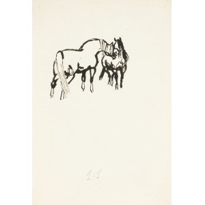 Ludwik MACIĄG (1920-2007), Two horses