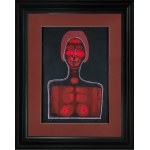Jerzy Nowosielski, Red Nude, ed. 15/25, 1997