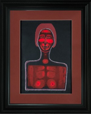 Jerzy Nowosielski, Akt czerwony, ed. 15/25, 1997
