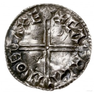 denar typu Long Cross, 997-1003, mennica Exeter, mincer...