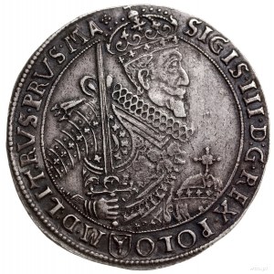 talar 1628, Bydgoszcz; Aw: Popiersie króla w prawo w zb...