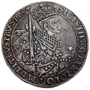 talar 1629, Bydgoszcz; Aw: Popiersie króla w prawo w zb...