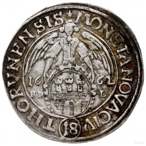 ort 1662, Toruń; w legendzie awersu odmiana z napisem ....