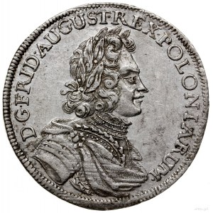 2/3 talara (gulden), 1698, Drezno; IL-H (inicjały Jana ...