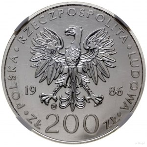 200 złotych 1986, Szwajcaria; Jan Paweł II; Parchimowic...