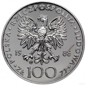 100 złotych 1986, Szwajcaria; Jan Paweł II; Parchimowic...