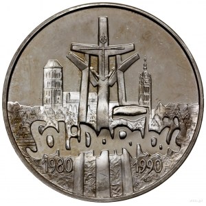 100.000 złotych 1990, USA; Solidarność 1980-1990; Parch...