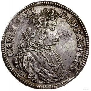 2/3 talara (gulden), 1689, mennica Szczecin; Aw: Popier...