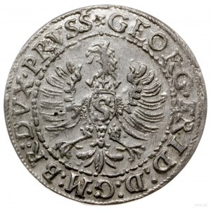 grosz, 1595, mennica Królewiec; Henckel 3172a, Schrötte...