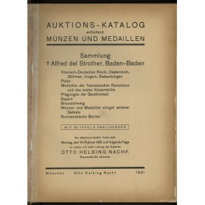 Otto Helbing Nachf., Auktions-Katalog Münzen und Medail...
