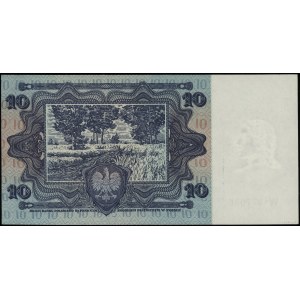 10 złotych 2.01.1928; seria W, numeracja 977036; Lucow ...
