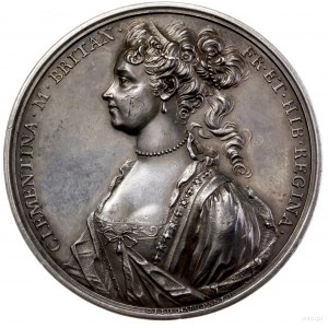 medal wybity na pamiątkę ucieczki księżniczki Klementyn...