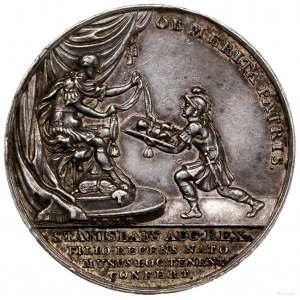 medal wybity na pamiątkę narodzin Jana Maurycego Brühla...