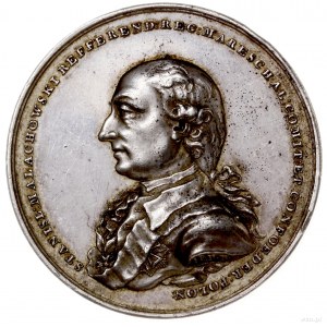 medal dla Stanisława Małachowskiego, 1790, Warszawa, au...