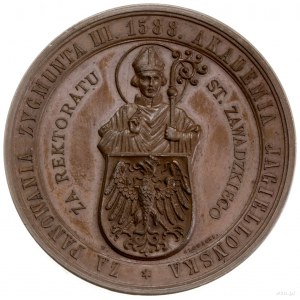 Galicja; medal na pamiątkę 300. rocznicy założenia gimn...
