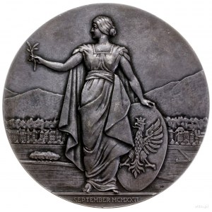 medal na pamiątkę przyjęcia Polski do Ligi Narodów, 192...