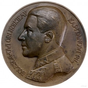 medal dedykowany Bolesławowi Orlińskiemu, 1926, Warszaw...