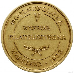 złoty medal Wystawy Filatelistycznej w Warszawie, 1938,...